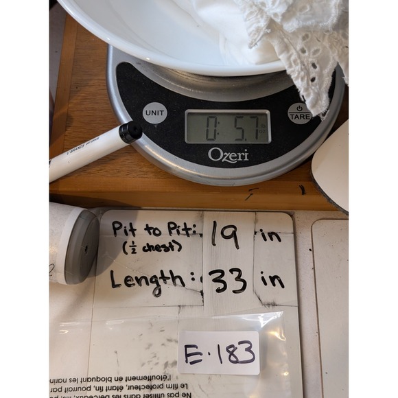 White Eyelet Lace Cotton Tunic Dress XS Boho Romantic Fairy Festival Indie Beach - Picture 9 of 9